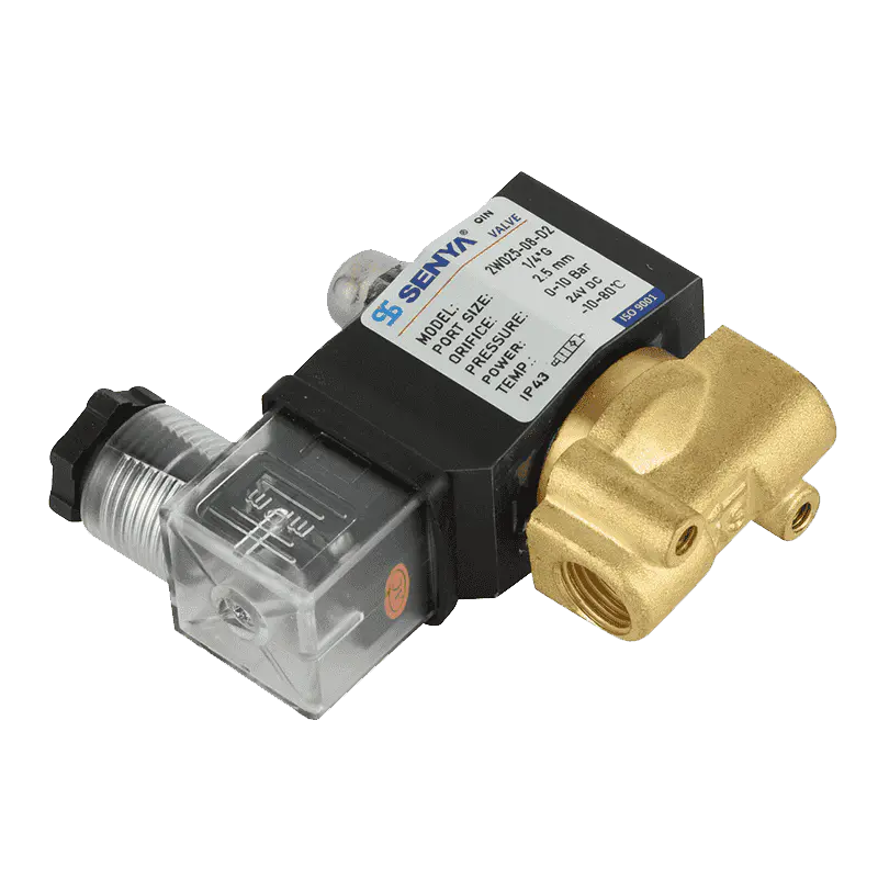 2W Series Brass Direct-Acting Solenoid Valve for Impurity-Rich Water